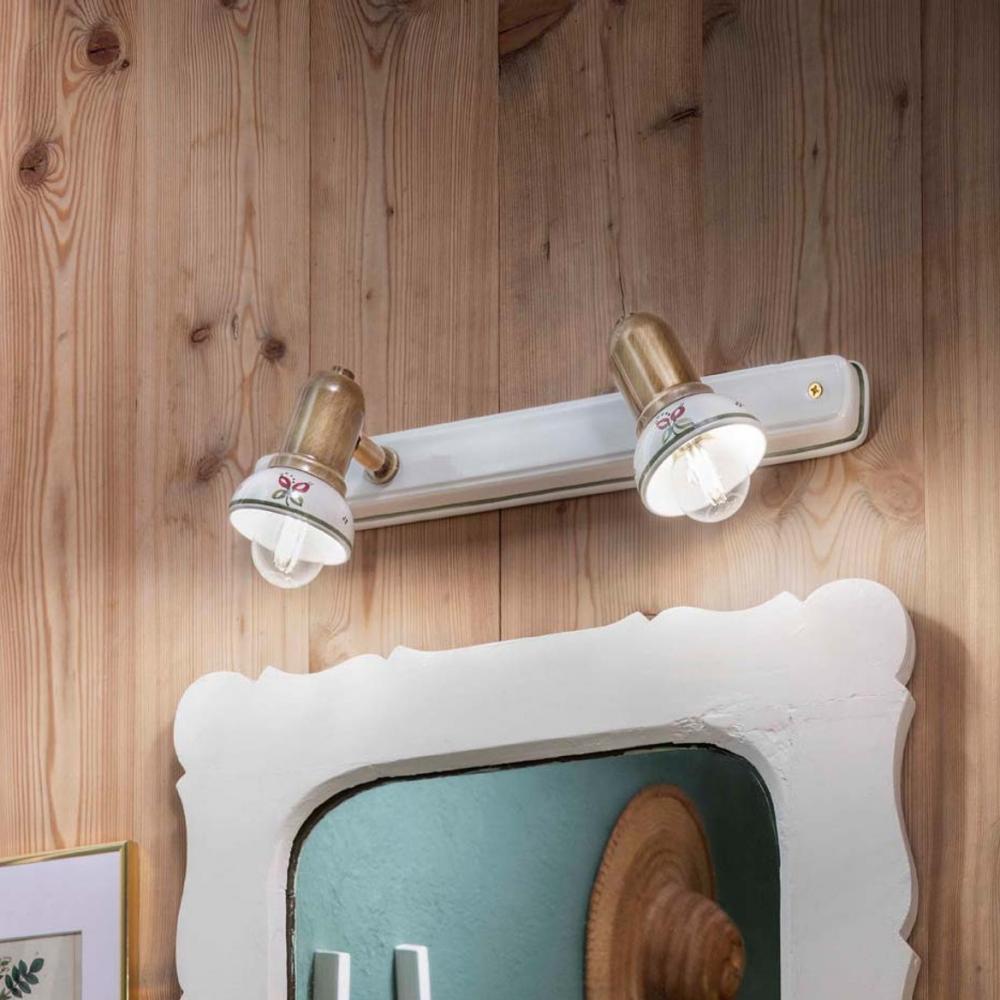 falikar lampa kezzel keszitett egyedi handmade olasz toszkan klasszikus elegans lakberendezes festett keramia fem arany.jpg